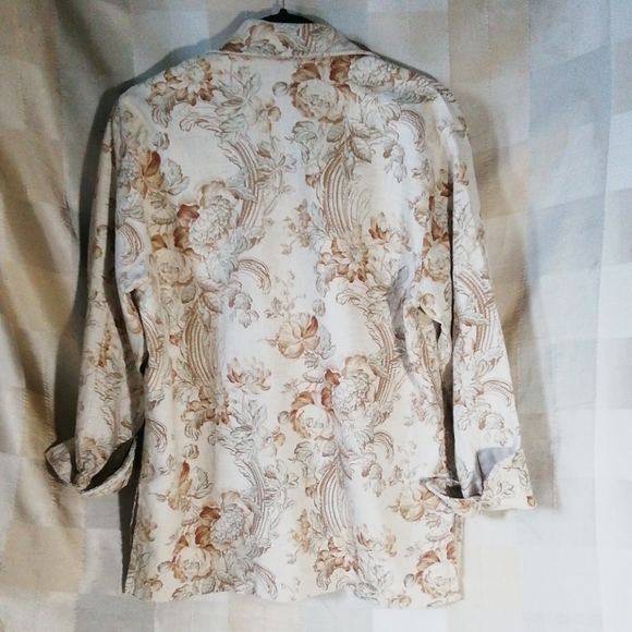 Painted Pony 100% linen jacket size M made in 🇺🇲 - Picture 4 of 5